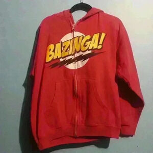 BIG BANG THEORY sweat jacket zip up L unisex